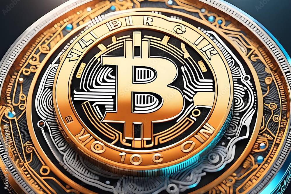Obraz premium Bitcoin attracts attention from investors around the world
