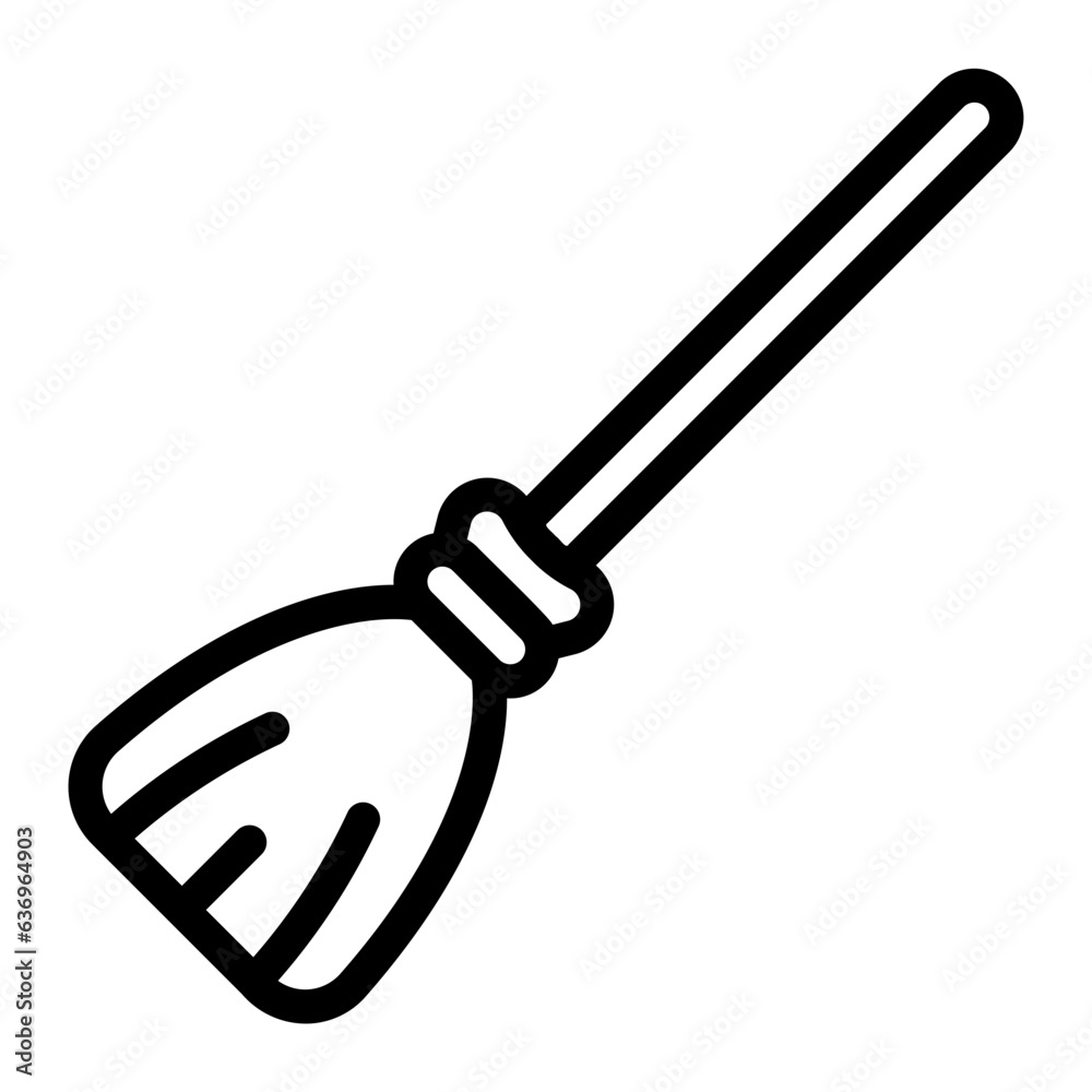 broom line icon broom line icon