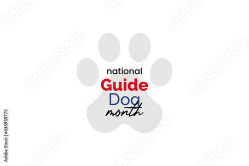 National Guide Dog Month