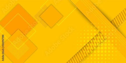 Abstract modern graphic futuristic hipster background. Yellow background with white stripes. Vector illustration.
