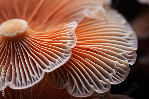 Mushroom's Underside Close-Up