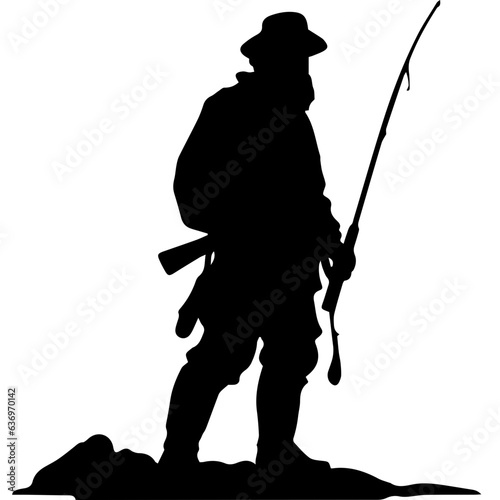 Man with fishing rod