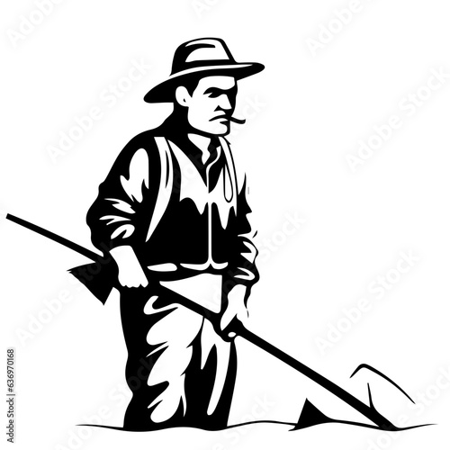 Man with fishing rod