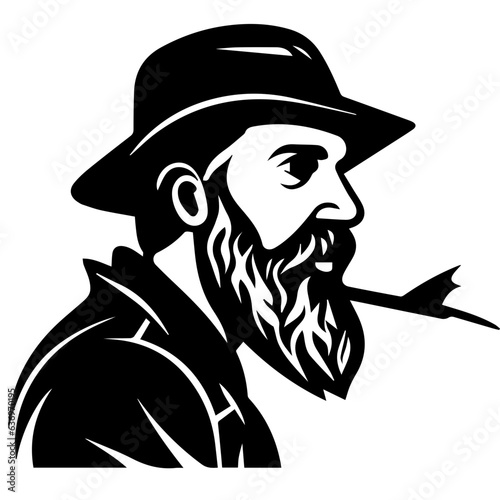 Man with fishing rod