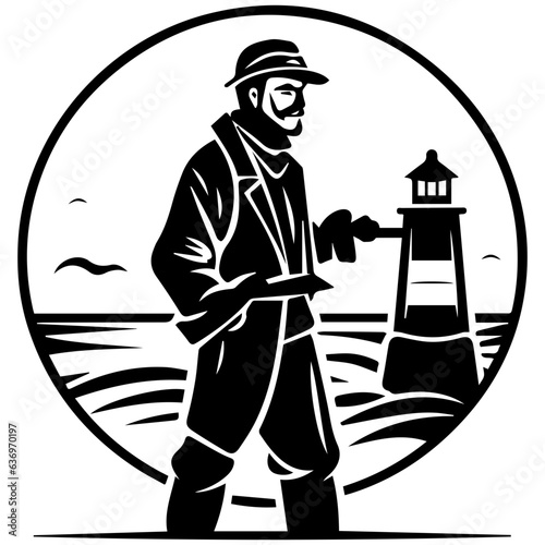 Man with fishing rod