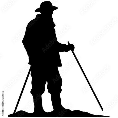 Man with fishing rod
