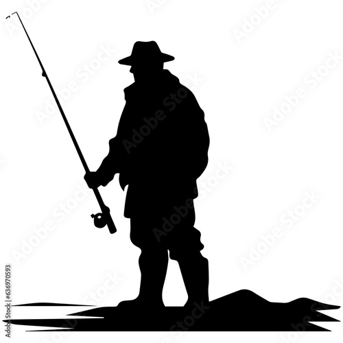 Man with fishing rod