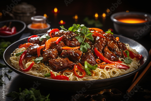 Chinese-Inspired Pasta Dish.  © NoOneSaid
