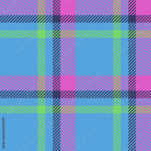 Fabric texture check of vector textile pattern with a background seamless tartan plaid.