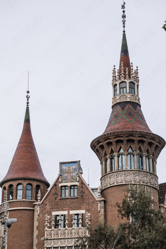 Fototapeta premium De les Punxes house towers