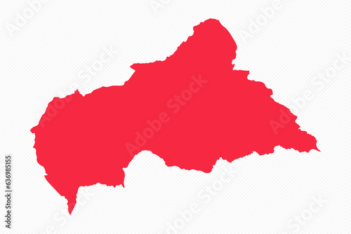 Abstract Central African Republic Simple Map Background