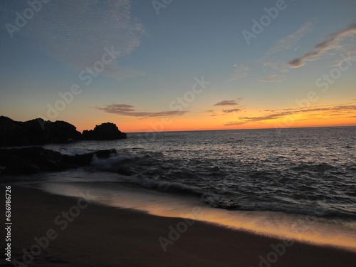 Coucher de Soleil Mexique Mazunte