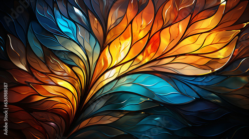 Beautiful flower pattern in stained-glass window style. You can use it for invitations, notebook covers, phone cases, postcards, cards, wallpapers.