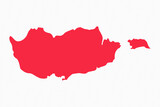 Abstract Cyprus Simple Map Background