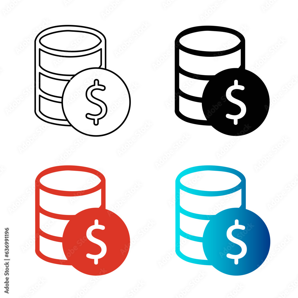 Abstract Finance Silhouette Illustration Abstract Finance Silhouette Illustration