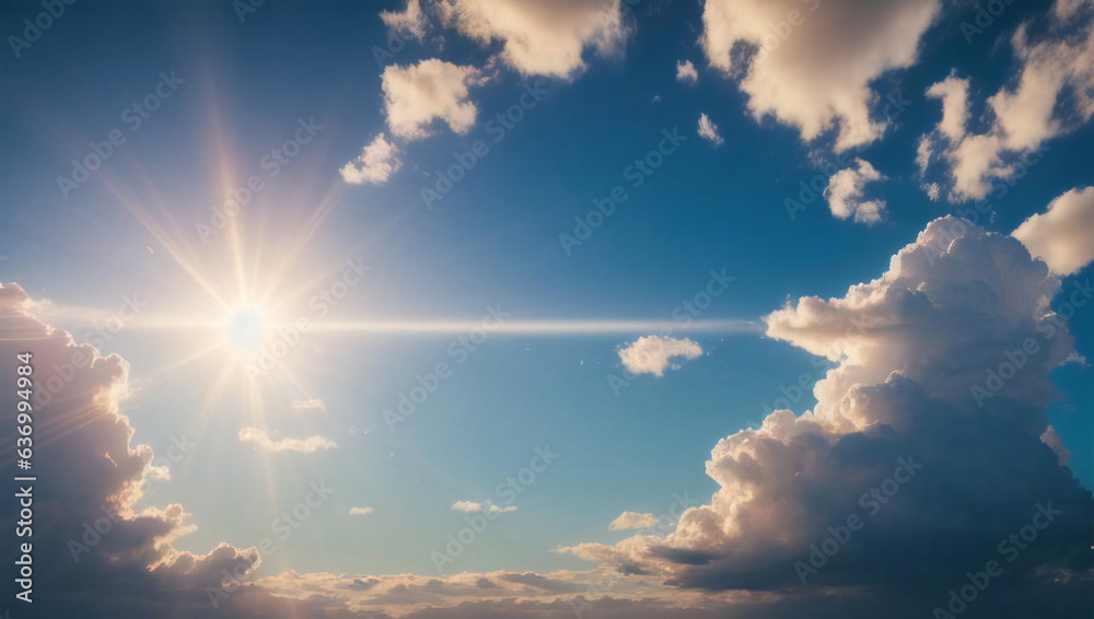 太陽と雲