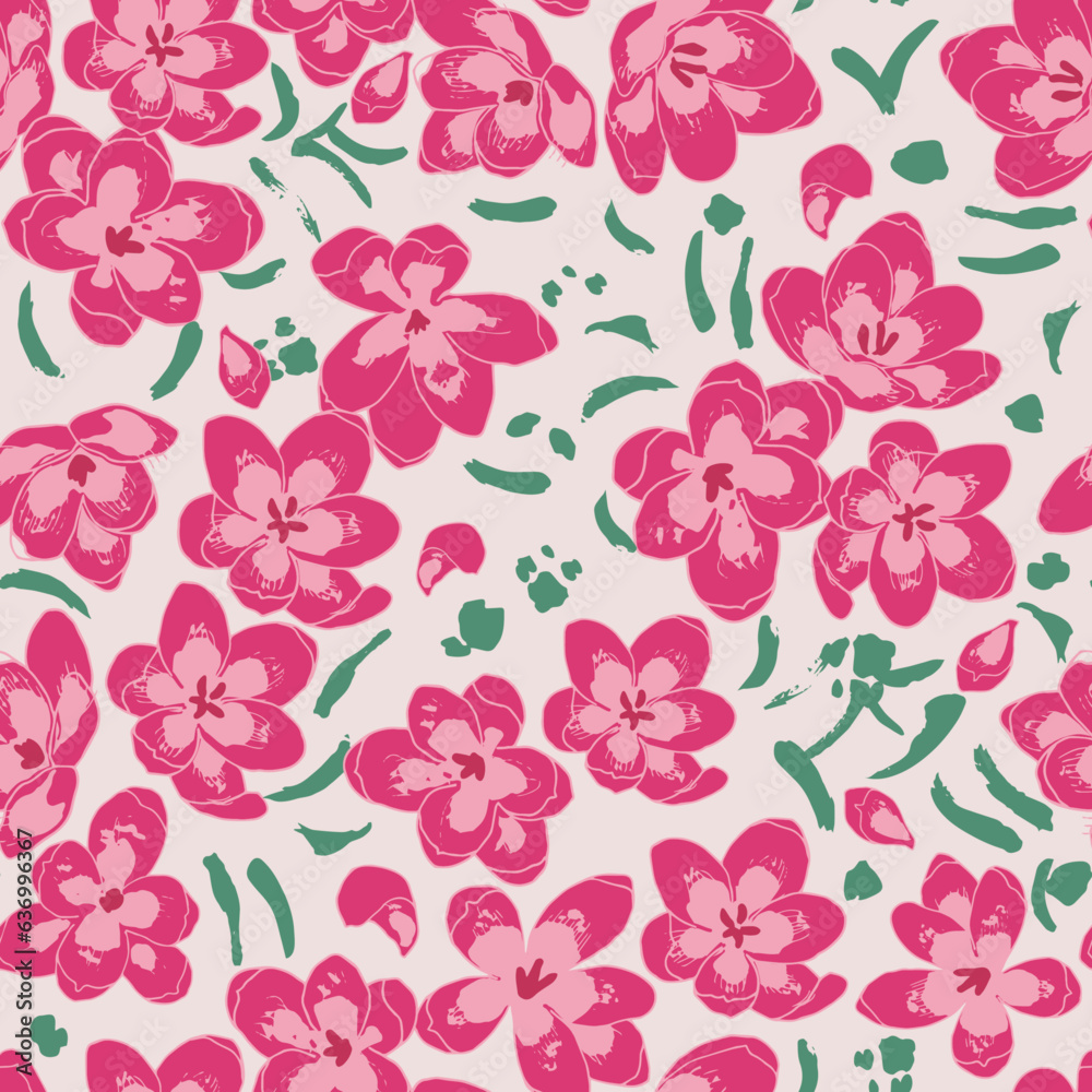 seamless pattern with ditsy flowers seamless pattern with ditsy flowers