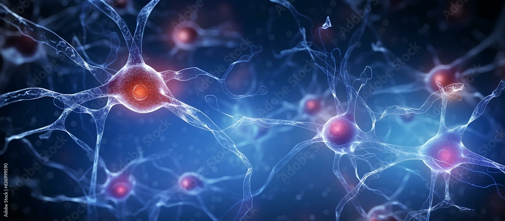 Banner neural cells and brain biochemistry, electrical impulses.