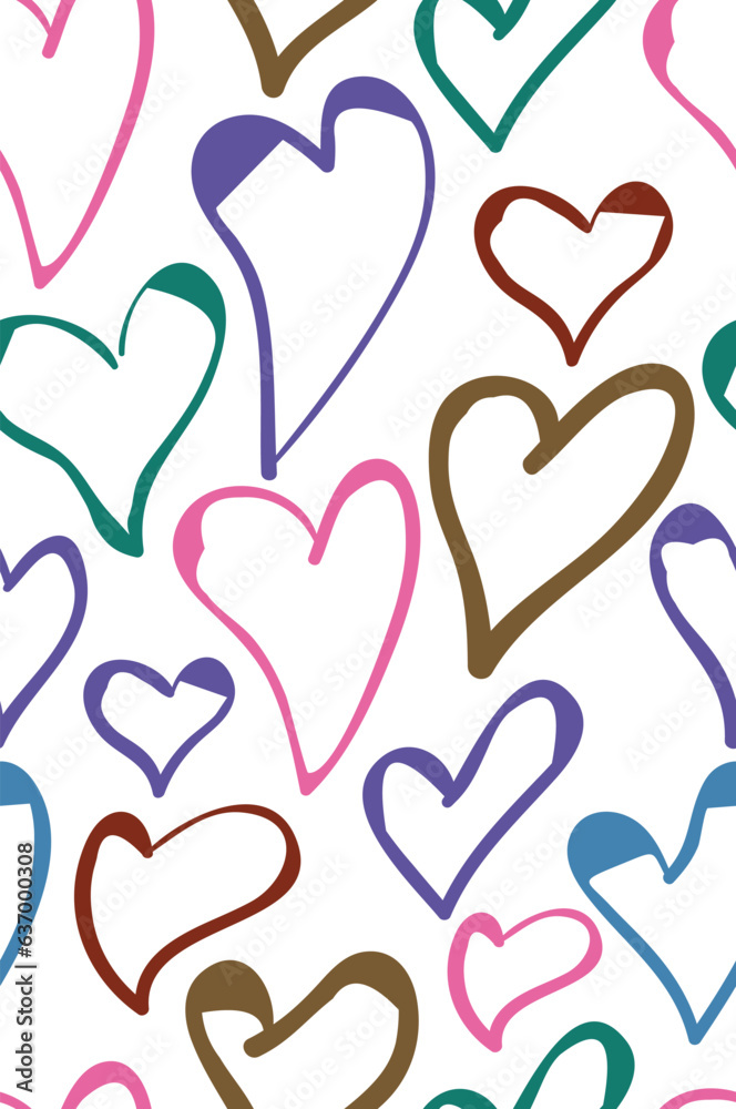 Love seamless pattern Love seamless pattern