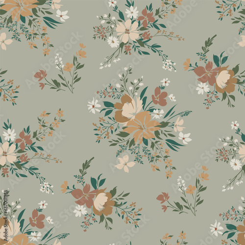 Summer fashion seamless pattern for dress