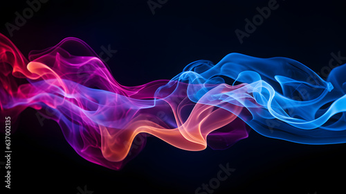 flowing colored smoke background