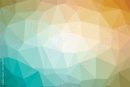 Fototapeta Naklejka Na Ścianę i Meble -  Multicolor polygon pattern. Low poly design

