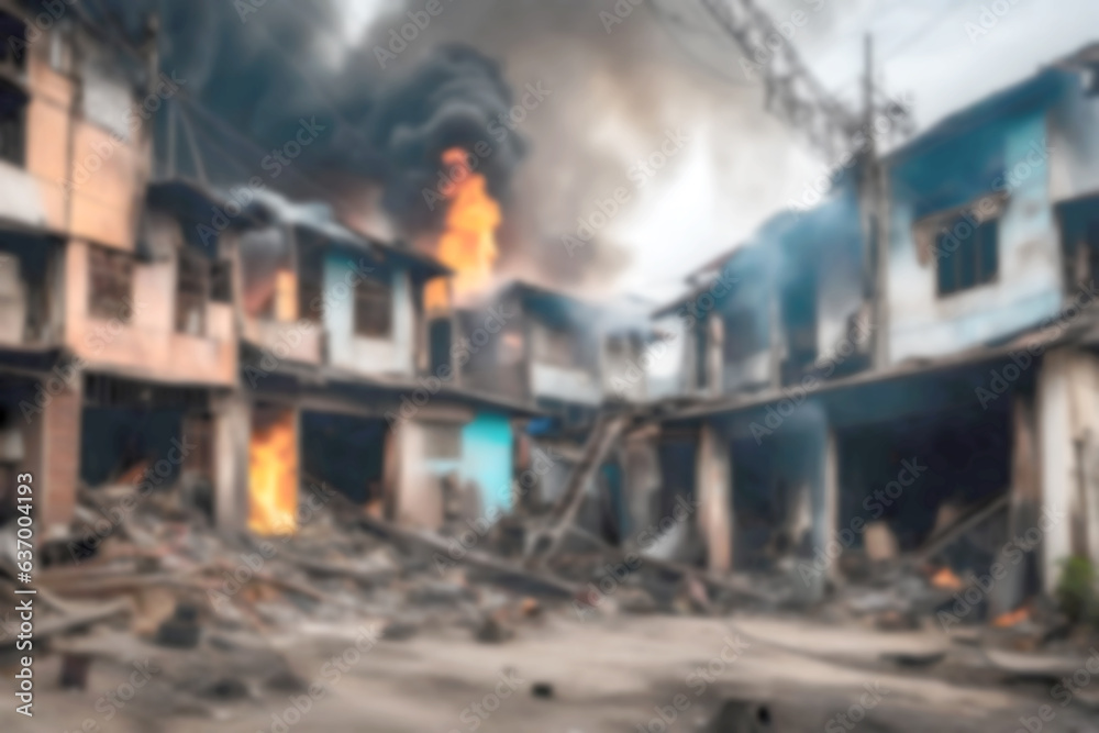Abstract Burred background illustration. Damage from fire accidents. Inferno Unleashed. The Smoke and Devastating Blaze. Home house building fire incident for insurance business advertisement. Abstract Burred background illustration. Damage from fire accidents. Inferno Unleashed. The Smoke and Devastating Blaze. Home house building fire incident for insurance business advertisement.