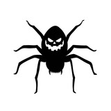 Halloween Spider illustration, Scary spider 