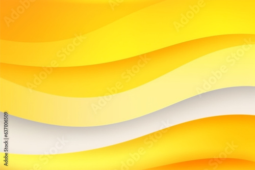 Abstract background with yellow and white wavy lines