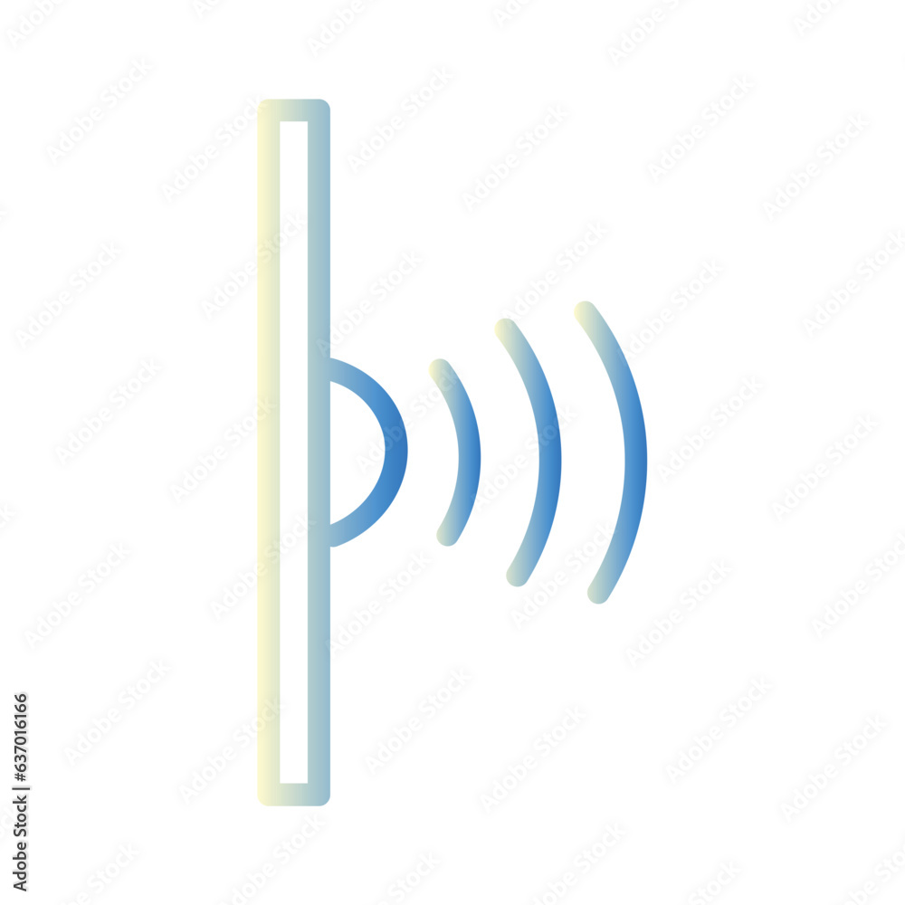 Round Sensor Tools Gradient Icon Round Sensor Tools Gradient Icon