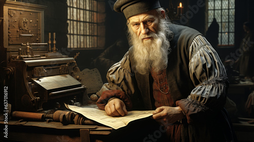 Printing Revolution: Johannes Gutenberg and His Invention photo
