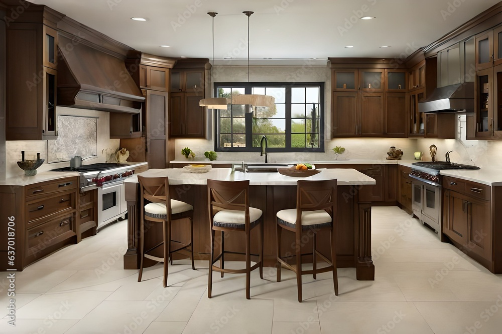 modern kitchen interior Generated Ai modern kitchen interior Generated Ai