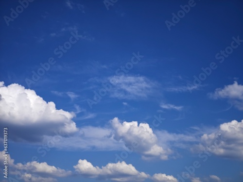 blue sky with cloud