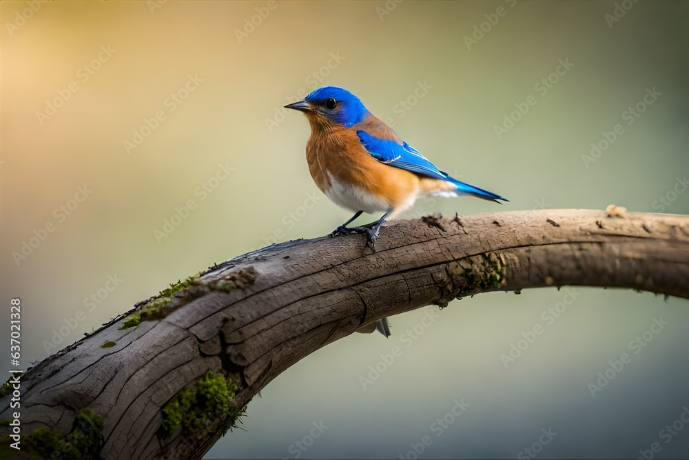 Obraz premium robin on a branch