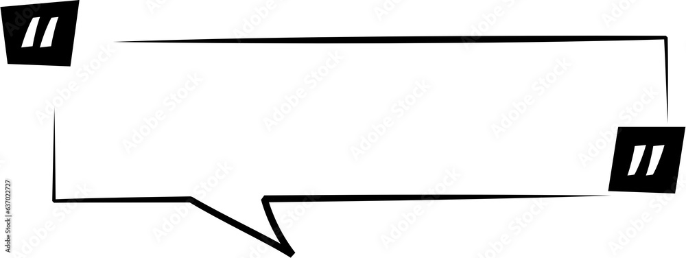 Black and white speech bubble balloon with quotation marks icon sticker memo keyword planner text box banner, flat png transparent element design Black and white speech bubble balloon with quotation marks icon sticker memo keyword planner text box banner, flat png transparent element design
