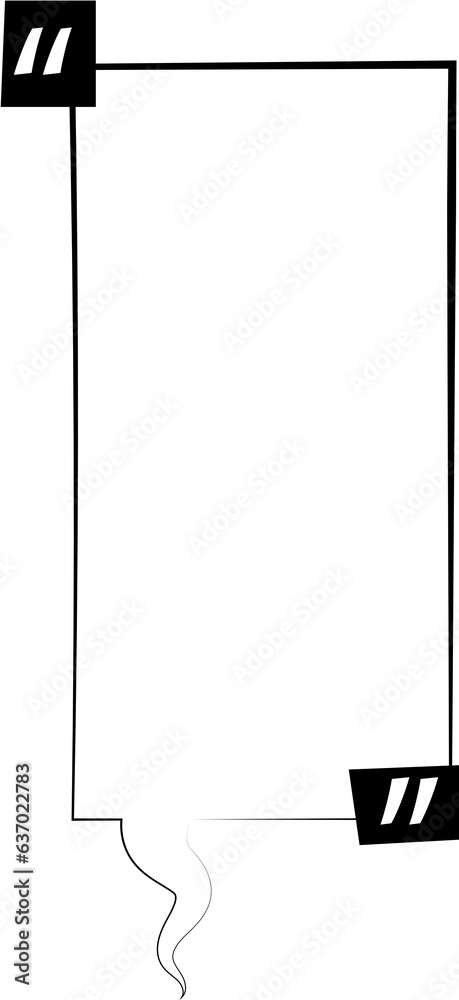 Black and white speech bubble balloon with quotation marks icon sticker memo keyword planner text box banner, flat png transparent element design Black and white speech bubble balloon with quotation marks icon sticker memo keyword planner text box banner, flat png transparent element design