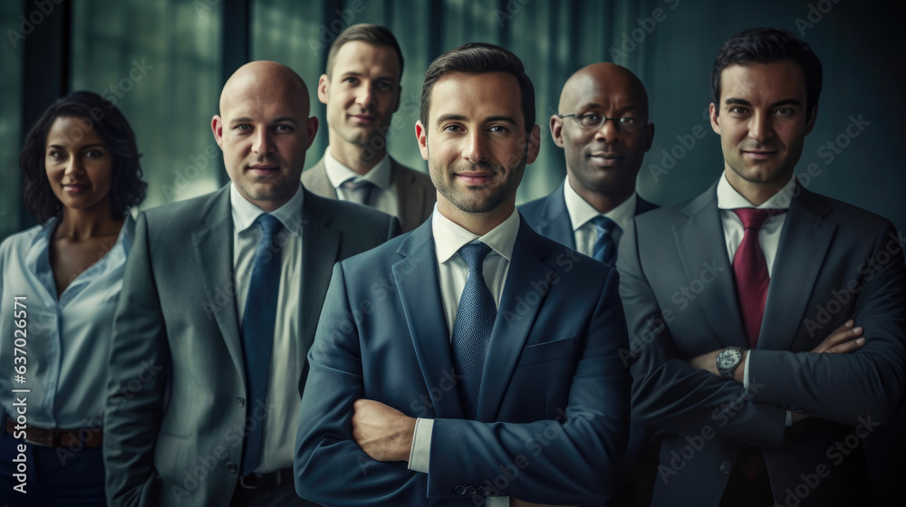 Happy Business Team: Executives Posing for the Camera Happy Business Team: Executives Posing for the Camera