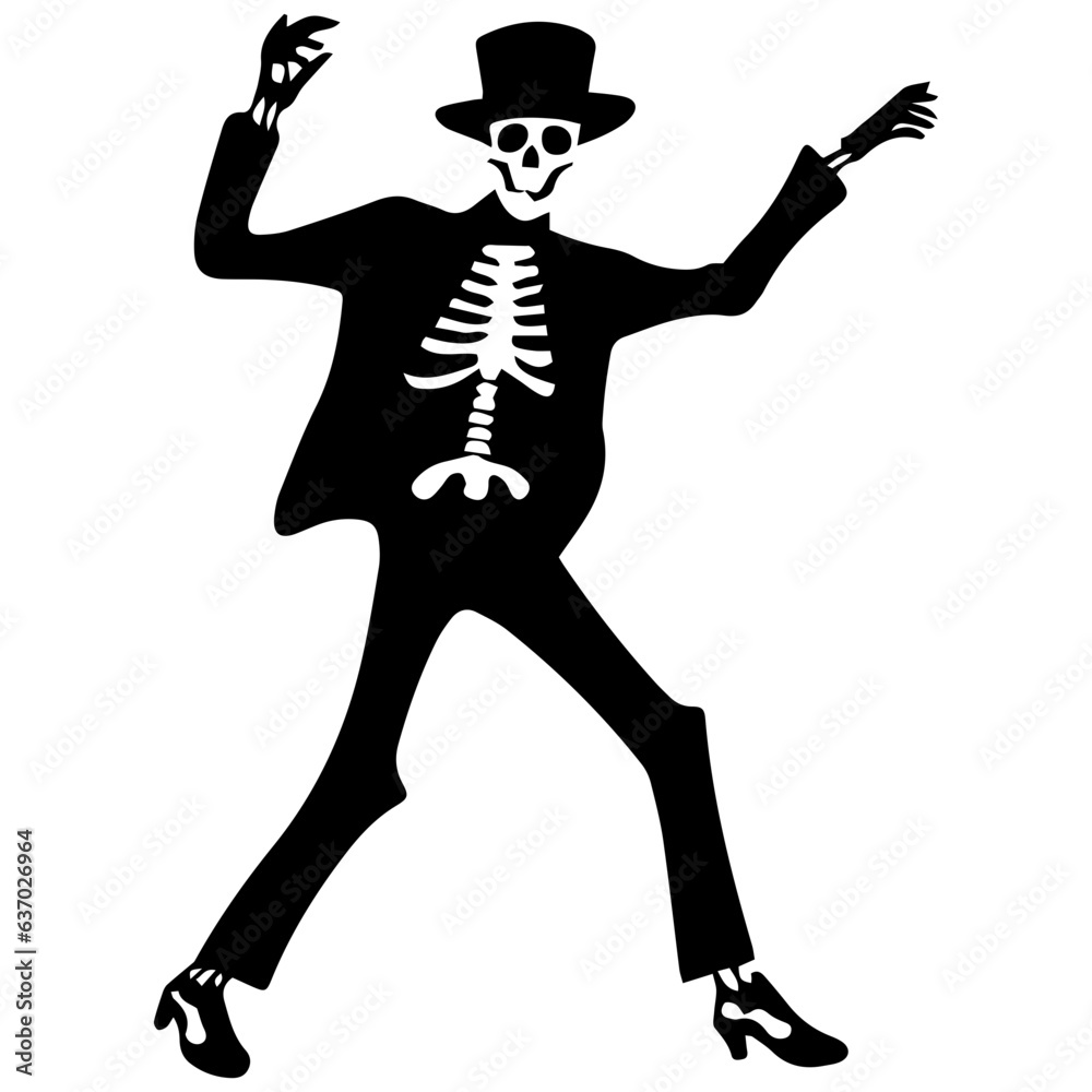 silhouette of a skeleton of the person silhouette of a skeleton of the person