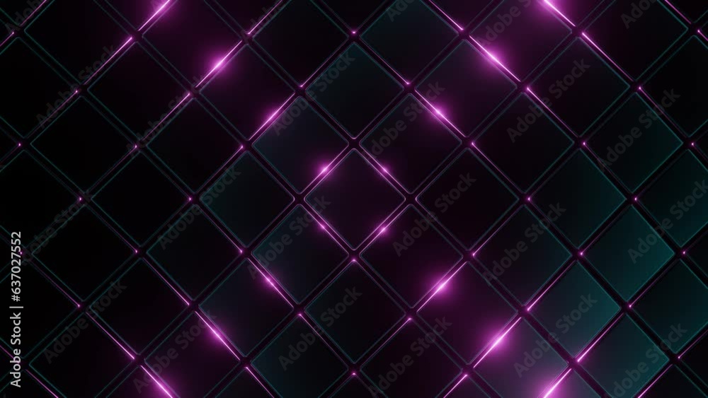 Dark Cyan and Pink Moving Square Abstraction Background VJ Loop in 4K Dark Cyan and Pink Moving Square Abstraction Background VJ Loop in 4K