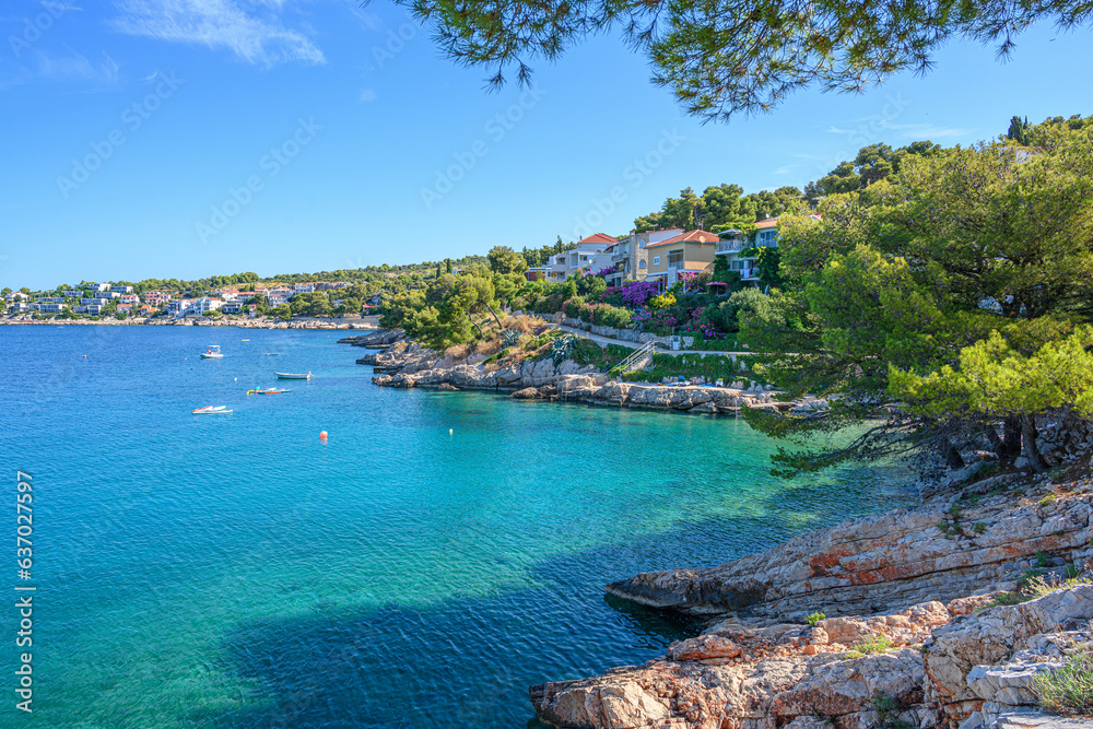 Coast of the sea. Dalmatia Croatia