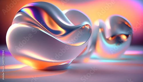 Holographic gold background...