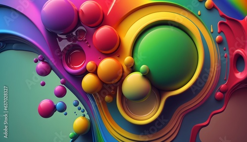 Abstract background colorfu...
