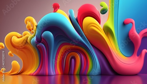Abstract background colorfu...