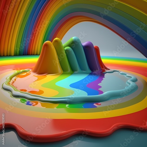 Abstract background colorfu...