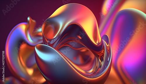 Holographic gold background...