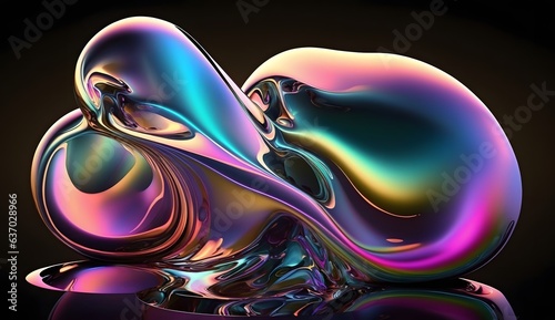 Holographic gold background...