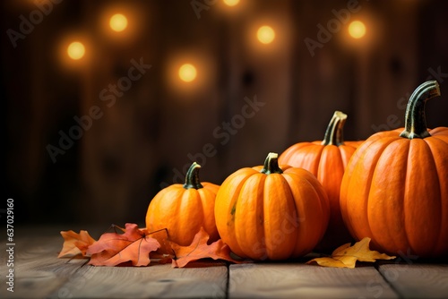 pumpkins, many pumpkins of different colors and shapes, in a basket, still life. AI generated