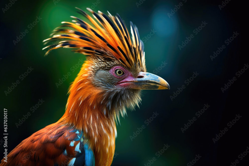 Enigmatic Hoatzin: A Jungle's Secret Pose