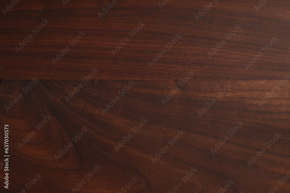 Naklejka premium High detailed texture of black walnut finished with organic oil