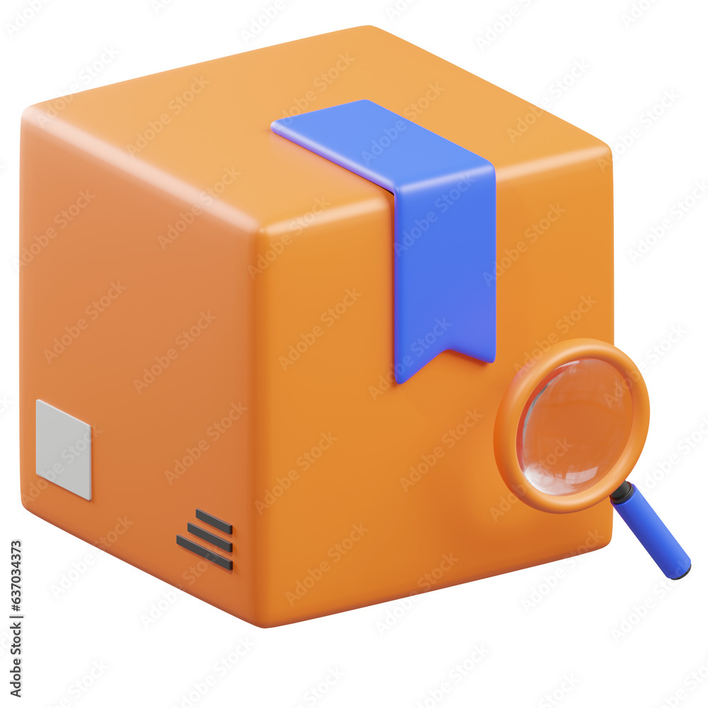 3d search package icon 3d search package icon